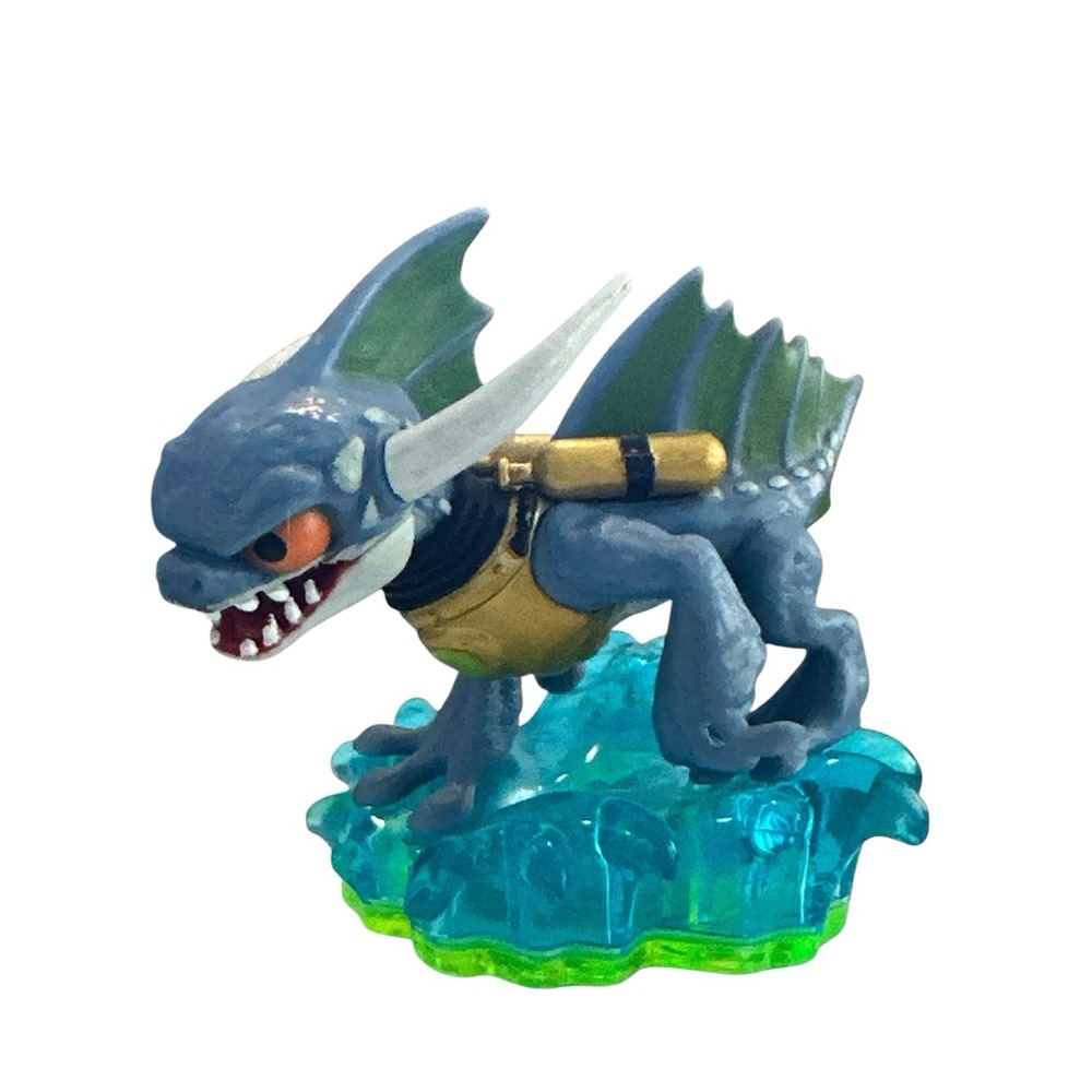 Skylanders Spyro's‎ Adventure Zap Blue Water Dragon Figure By Activision 2011